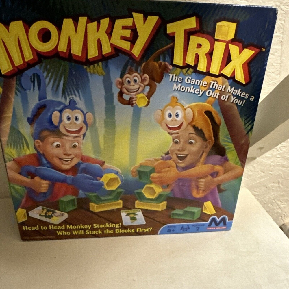 Family Board Games Maya Games Monkey Trix UPC:792189341509 HTF New